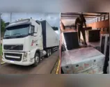 PM recupera caminhão com donativos para o RS roubado no PR