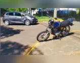 Motociclista tem fraturas após colisão entre carro e moto em Apucarana